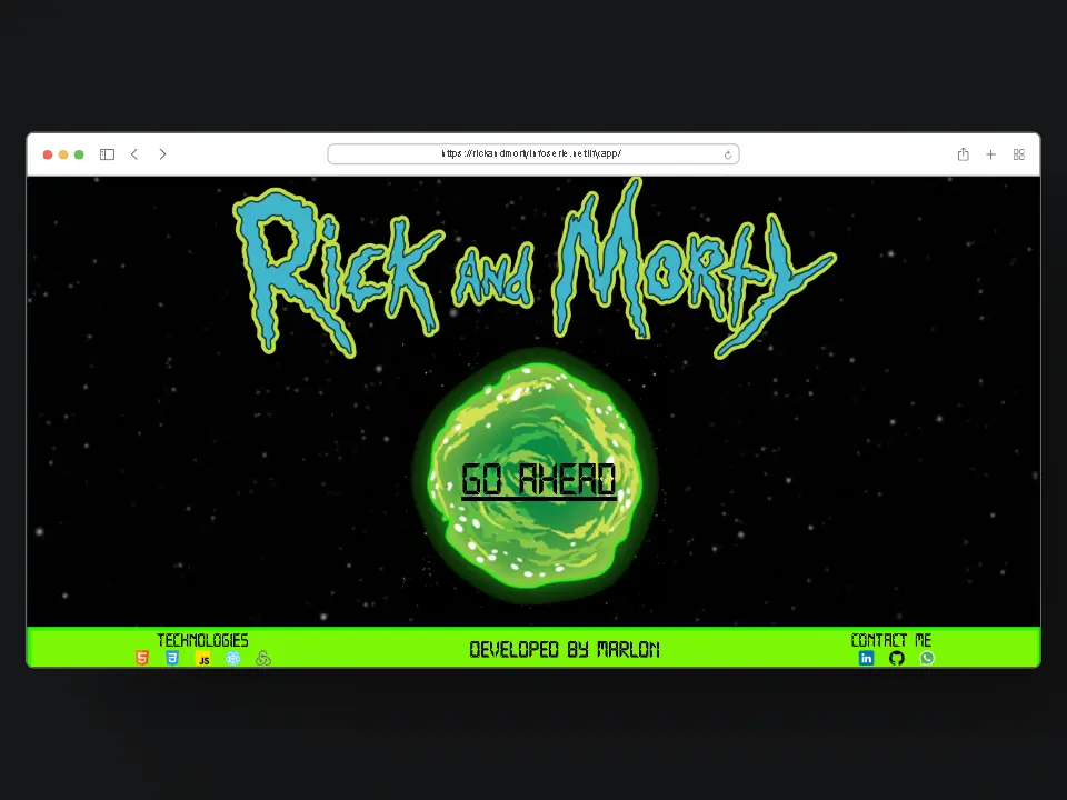 project Rick and Morty Information